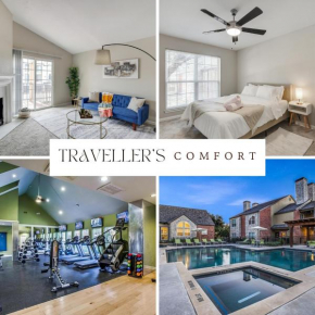 Stylish 1BD Apartment with Resort-Style Pool&Gym